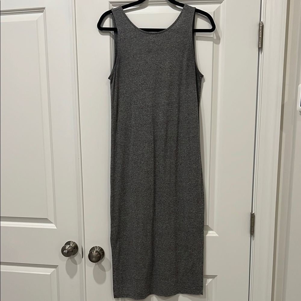 Sleeveless Gray Dress